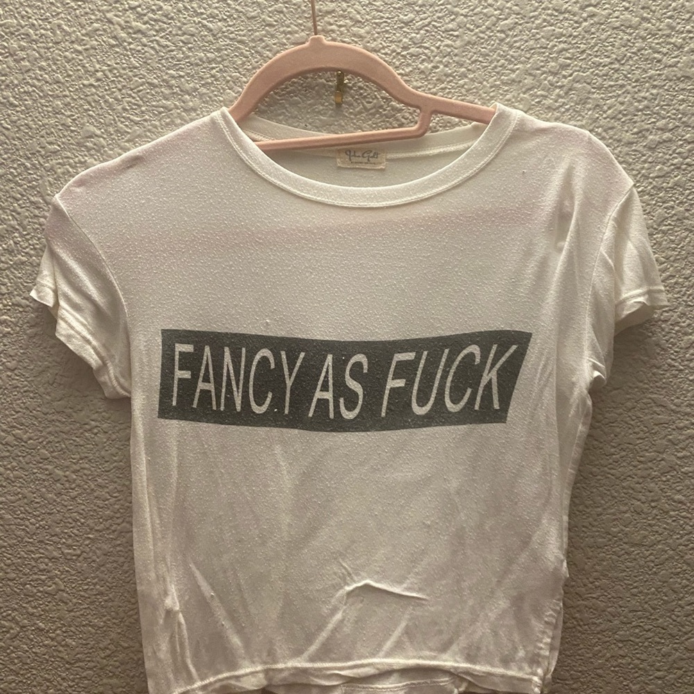 Brandy Melville cropped graphic tee